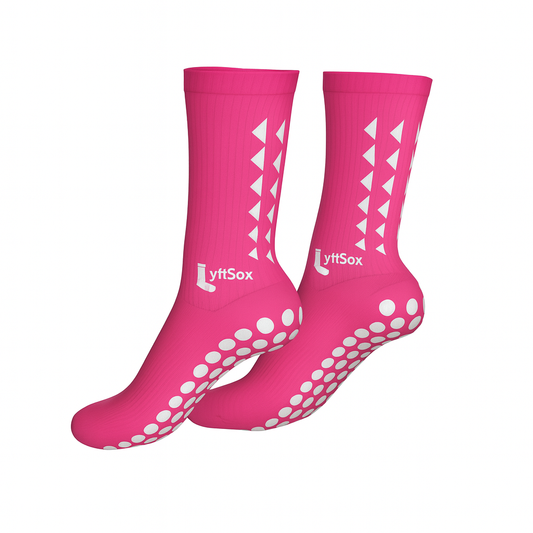 LyftSox White on Pink