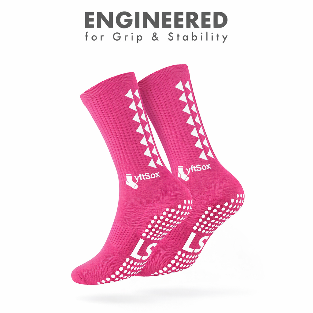 LyftSox White on Pink