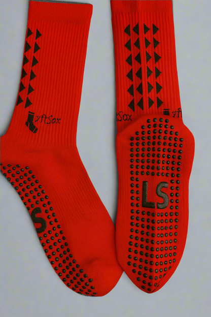 Lyftsox Black on Red