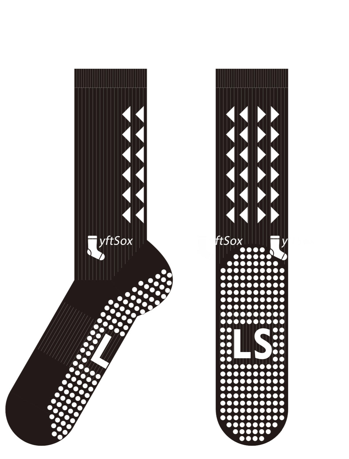 LyftSox White on BLack