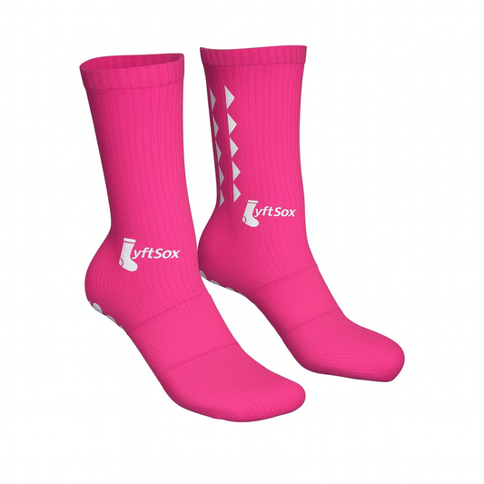 LyftSox White on Pink