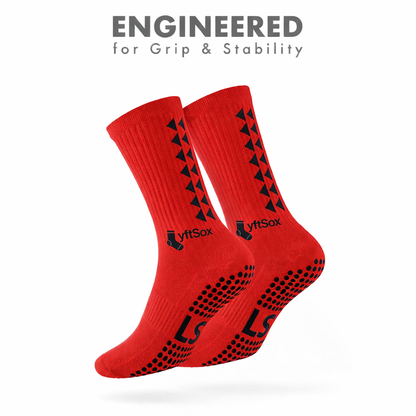 Lyftsox Black on Red